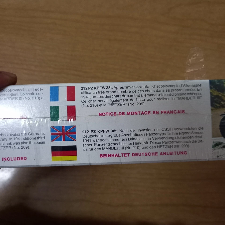 German Tank Pzkpfw 38 T NUOVO - Immagine 3 di 3