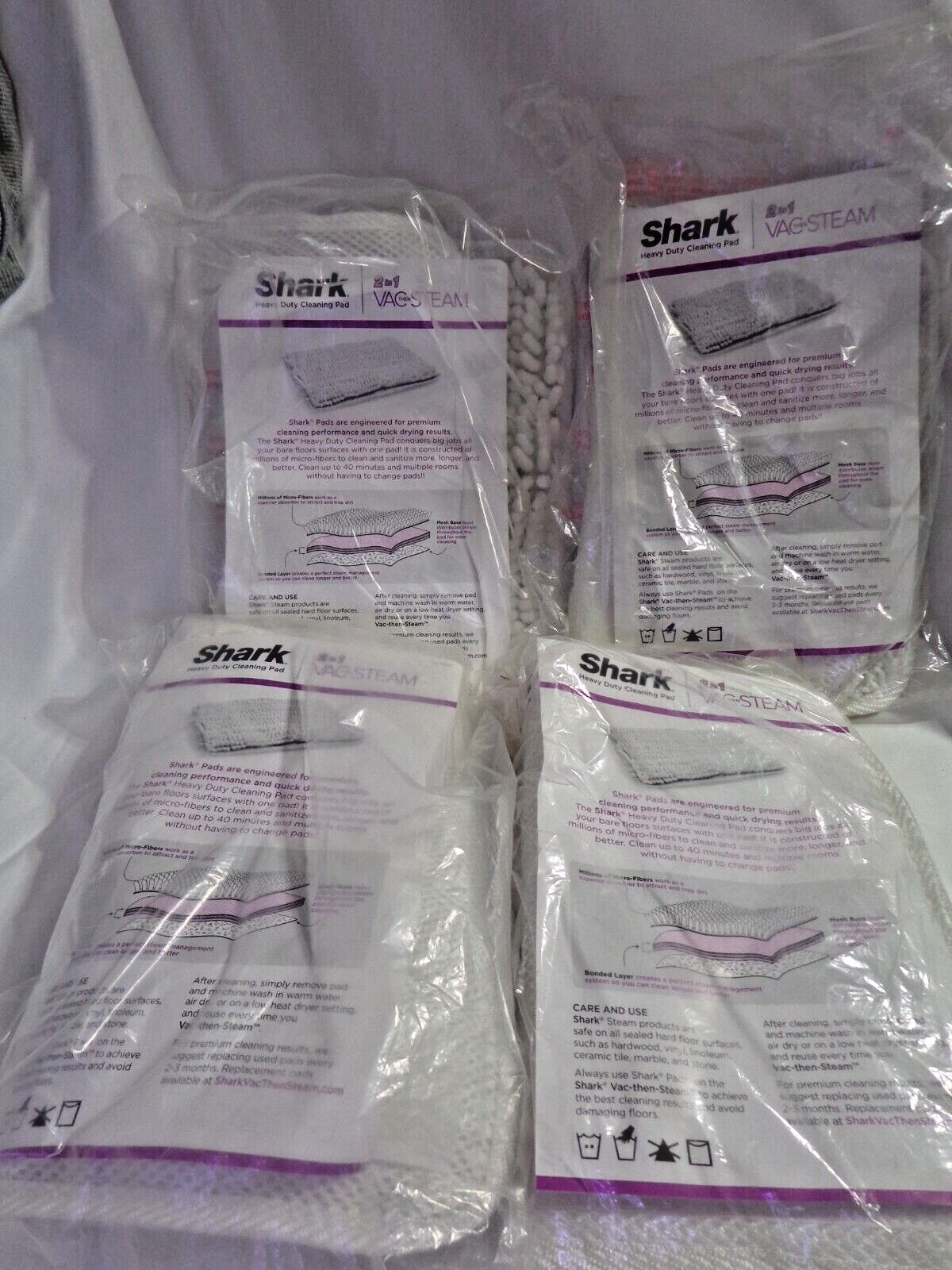 SHARK 2-in-1 Vacuum and Steam Mop with Heavy Duty & All-Purpose Cleaning Pads-image