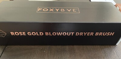 FoxyBae Rose Gold Blowout Dryer Brush - New and Sealed - Authentic