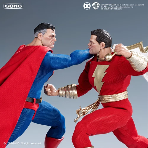 Figura de acción modelo POPMART GONG 1/12 Kingdom Come Shazam/Superman EN STOCK - Imagen 1 de 26
