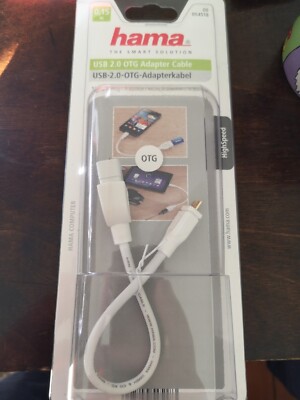 Hama USB/MicroUSB-B High Speed Adapterkabel 480Mbits/s OTG 15cm Vergoldet