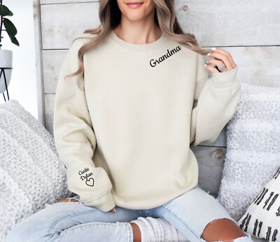 Oma Hoodie, Nana, Nannie, Oma Pullover mit Namen, Nannan, Nanna, Nanny