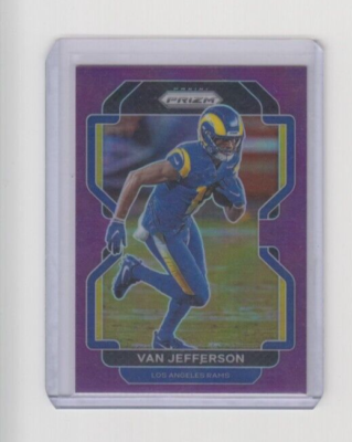 2021 Panini Prizm Van Jefferson Purple #ed 057/125 Rams | eBay