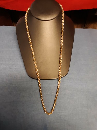 MONET GOLD ROPE CHAIN NECKLACE | eBay