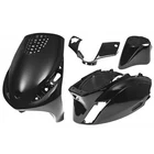 Fairing Kit 4 Piece MXT, Metallic Black for Piaggio Zip 2