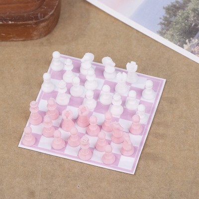 Dollhouse Miniature Model Mini Chess Decorative Scene Shooting Props Doll To _cn