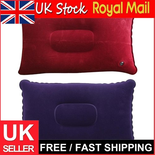 Bed Sleeping Pillow Small Squared Flocked Pillow for Car Plane Head