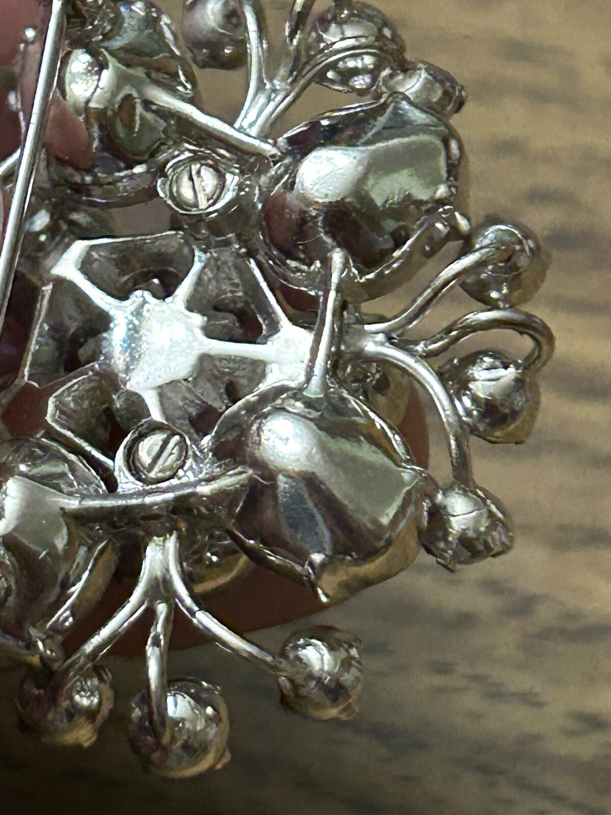 Vintage Eisenberg (Large E Script) Clear Rhinesto… - image 8