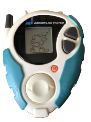 【動作良好／希少】デジモンD-3 Ver.2 ブルー＆ホワイト　当時品 Digimon Adventure 02 D-3 Digivice White & Blue Bandai Rare from