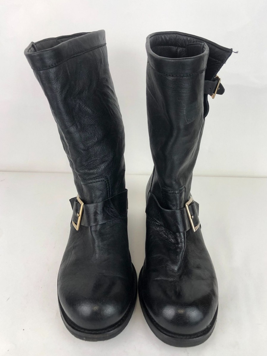 ⭐️JIMMY CHOO BIKERバックルレザーブーツ37⭐️ Women's Biker Boots | Designer Biker Boots | JIMMY CHOO