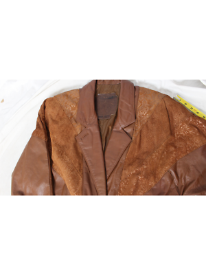 Womens Leather Coat Brown S-M-L Long SOFT Lambskin Suede Womens Leather Coat Brown S-M-L Long SOFT Lambskin Suede