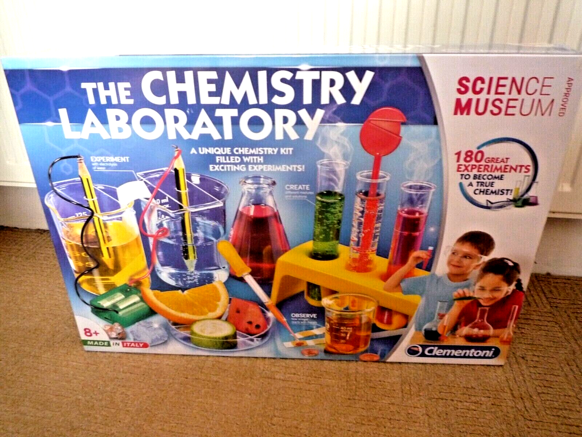 THE CHEMISTRY LABORATORY SCIENCE MUSEUM APPROVED BY CLEMONTONI 180