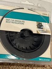 NEW Plumb Works Sink Drain Assembly Strainer Basket Premium Kitchen Black Finish