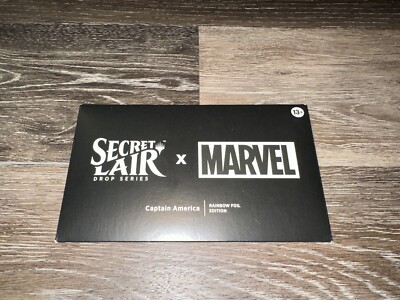 Secret Lair x Marvel Captain America Rainbow Foil Edition