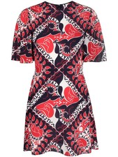 Valentino Garavani Archive Manifesto A-Line Dress
