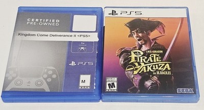Kingdom Come Deliverance 2 (DISC ONLY) & Pirate Yakuza In Hawaii - PS5