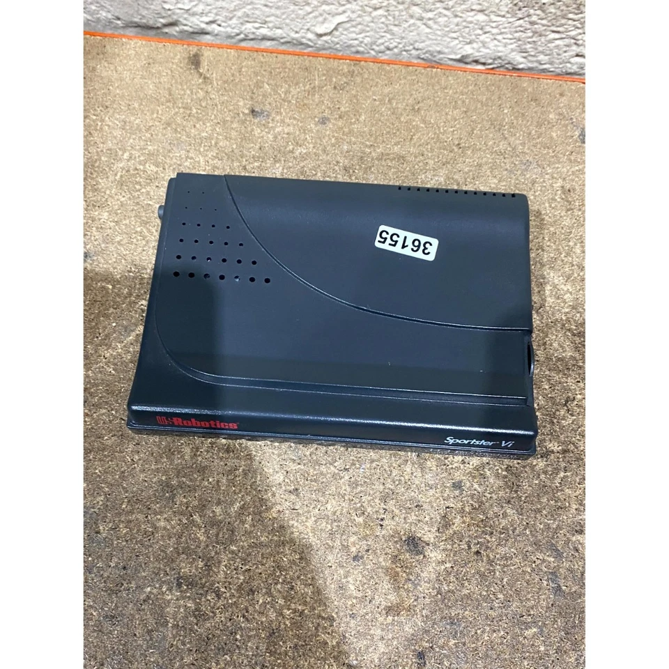 U.S. Robotics Sportster Vi 14.4 External Fax Modem Black Personal Voice Mail - Image 2 of 4