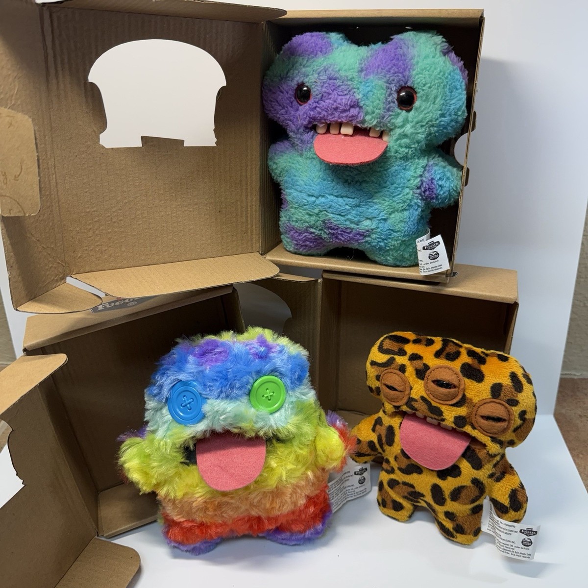 HTF 2026 Teen Fugg Full Set of 3 Fuggler Funny Ugly Monster Plush