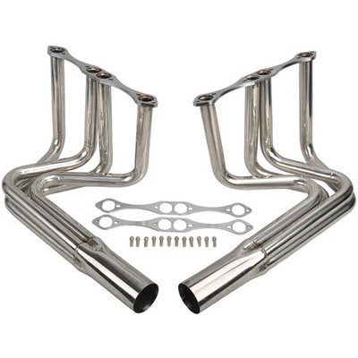 Exhaust Header for 1955+ Chevy Small Block SBC 265-400 T-Bucket Sprint Roadster