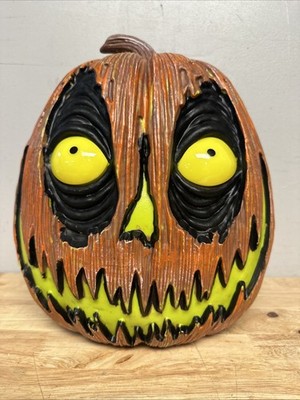 12 in Halloween Classics Battery Operated LED Glaring Jack-O-Lantern Tested