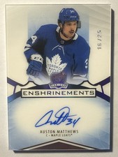 AUSTON MATTHEWS 2020-21 The Cup /25 SP AUTO Enshrinements #16/25 UD Update 24/25