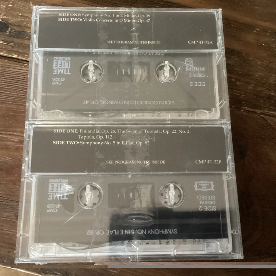 Great Composers, Time life Music SIBELIUS Twin Cassette Sealed Free UK Post - Image 2 of 3