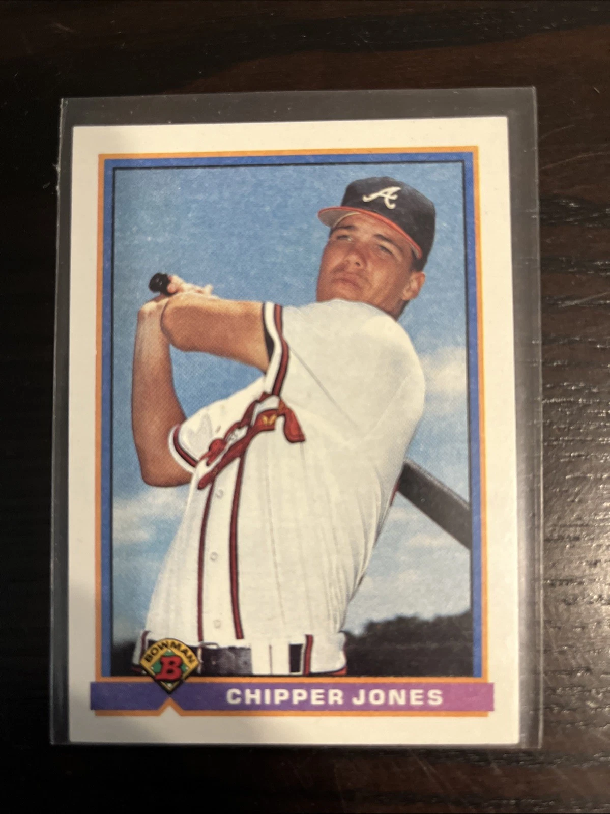 Chipper Jones trading card
