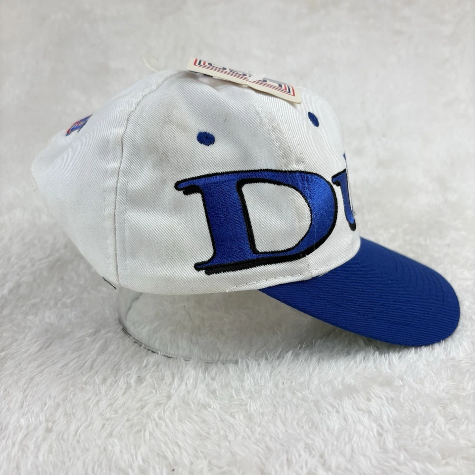 NWT VTG Duke Blue Devils Logo 7 Side Spell Out Snapback Cap Hat - Embroidered - Image 3 of 4