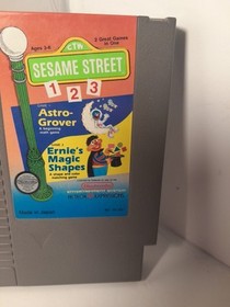 Sesame Street 123 NES 1985 Nintendo Entertainment System Video Game