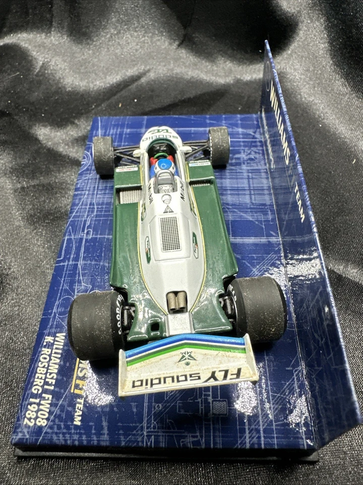 1/43 MINICHAMPS 430 820006 WILLIAMS FW08 1982 WORLD CHAMPION KEKE ROSBERG USA - Image 4 of 4
