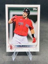 2022 Topps #393 Kevin Plawecki Baseball Card Boston Red Sox