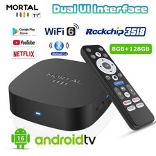 Android 16 TV Box 8GB RAM 128GB ROM 8K UHD WL...