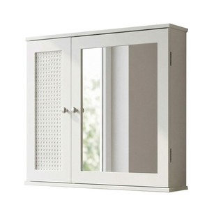 Hängeschrank Weiß 60cm Badezimmer Wandschrank Spiegelschrank Wandschrank Bad