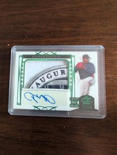 2022 Leaf Trinity Emerald Spectrum /15 Jumbo Relic Auto Royber Salinas RC