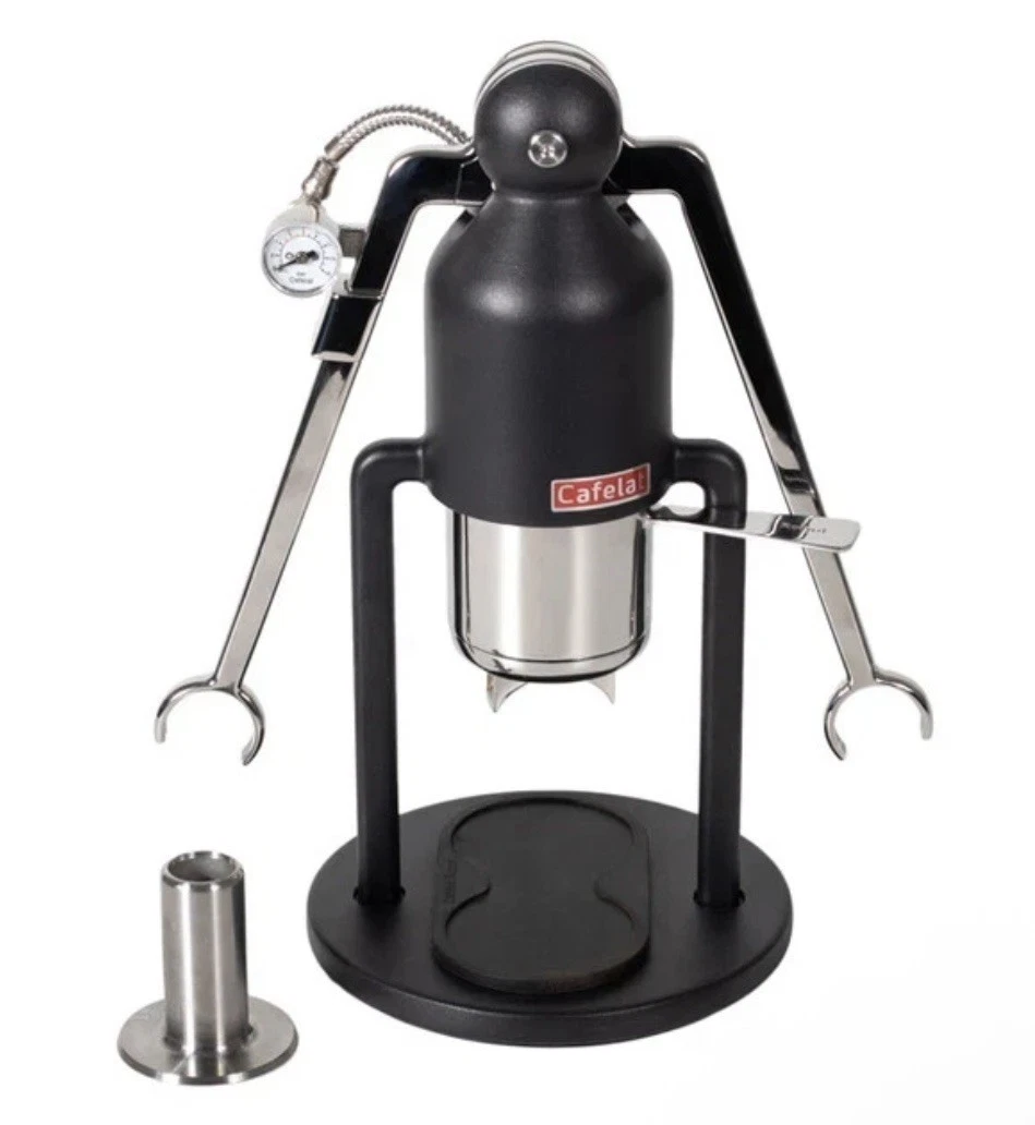 Cafelat Robot Barista Manual Espresso Maker with Pressure Gauge in Black
Opens in a new window or ta