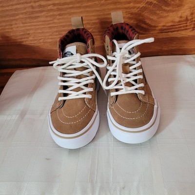 Vans Off The Wall Sk8 Brown/ Black Kids Size 13. Made For The Elements-cold