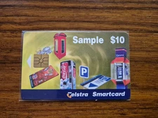 Australia sample $10 Telstra Chip Phonecard Rare