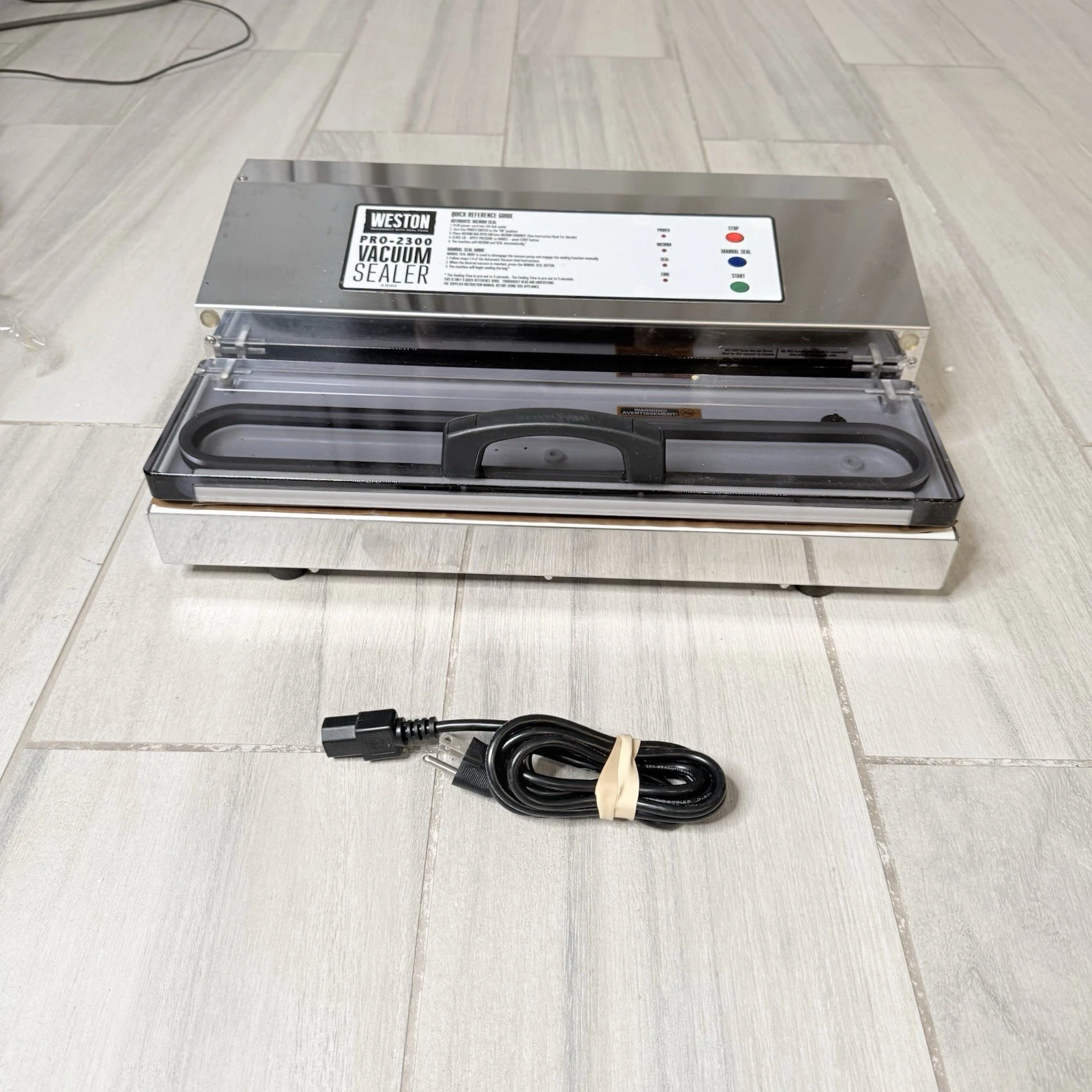 Weston Pro-2300 Vacuum Sealer Electric Silver **SEE NOTES** - Pre Owned
Opens in a new window or tab