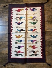 Tree Of Life Wełniana narzuta na dywan 27"x 45" Symbol wzajemnych powiązań życia