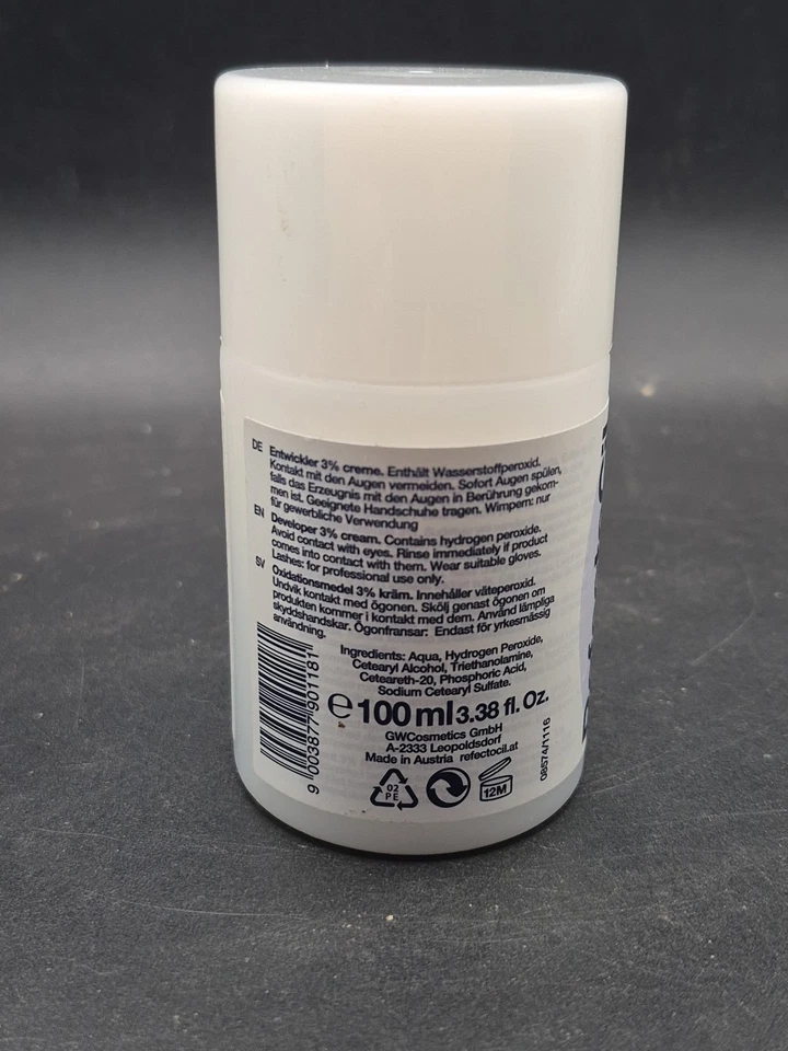 Refectocil 100ml Oxidant 3% 10vol. Cream Tint Developer - Image 3 of 3