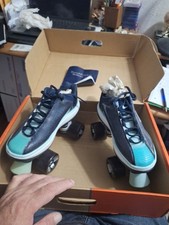 Nike Beachcomber Women's Derby Roller Skates Size 7 White Leather Vintage