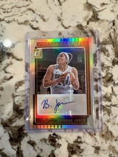 2025 Donruss WNBA SILVER AUTO SIGNATURE SERIES BRIONNA JONES ATLANTA DREAM