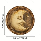 Charming Moon Smile Vintage Tin Metal Signs Home Décor Wall Art - Waterproof Dur