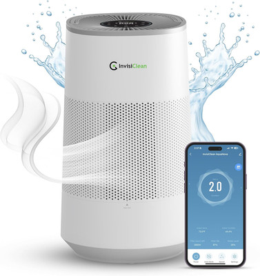 Air Purifier and Humidifier Combo All in One for Bedroom - Quiet 2 in 1 Smart Ai