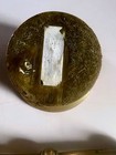Vintage Cast Metal Brass or Bronze Apothecary MORTAR & PESTLE — photo 10