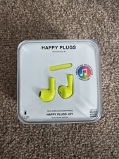 Happy Plugs Joy  Wireless Ear buds - In Ear TWS, Joy Yellow Colour.