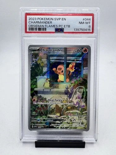 Charmander - 044 (Pokemon Center Exclusive) 044 Sv: Scarlet & Violet [PSA 8]