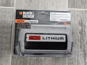 BLACK & DECKER 40V Lithium Ion Battery Pack LBXR36