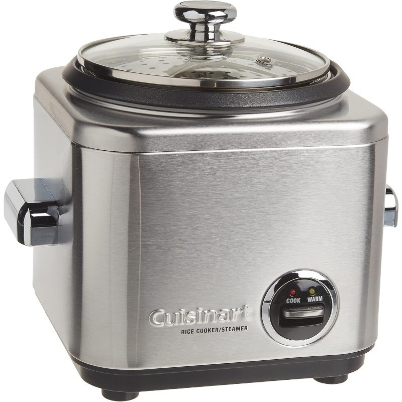 CRC-400P1 4 Cup Rice Cooker, Stainless Steel Exterior