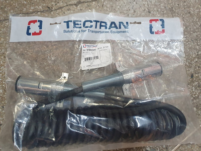 TECTRAN 7ETB522MG Power Coil 20Ft 7Pin Trailer Connector for Hyundai Truck Tata